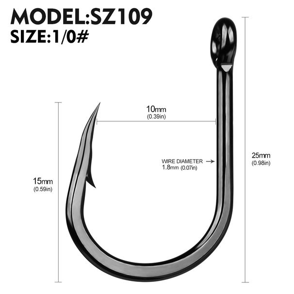 Evil Deep Boat Sea Sturgeon Catfish Giant Big Fish Iron Plate Fishing Hook 20 Pieces_desvips.com
