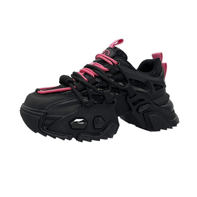 Meita European Station Mecha Thick Soled Daddy Women S Summer New Heightened All Match Sports Shoes_desvips.com