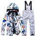 New Ski Suit Set For Boys Girls, Outdoor Sports Warm Children's Top And Pants Trendy_desvips.com