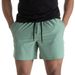 Men's Breathable Running Shorts - Quick-Dry & Stretch For Gym & Jogging (Mesh Panels Loose Fit Black/Blue)_desvips.com