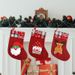 001 Manufacturer Wholesale Socks Gift Bags Small Burlap Christmas Tree Hanging Decorations Scene Decoration_desvips.com
