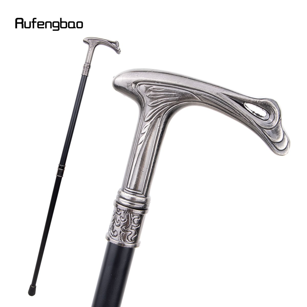 Luxury Flow Line Fashion Walking Stick Decorative Vampire Cospaly Vintage Party Fashionable Walking Cane Halloween Crosier 93cm_desvips.com