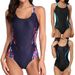 New Women's One-piece Swimsuit Racing Sports Swimming Suit Backless_desvips.com