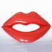 Water Red Lips Lips Red Heart Inflatable Floating Bed Swimming Ring_desvips.com