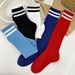 New Summer Youth Sports Sweat-Absorbing And Breathable Striped Long Socks, Football Socks Directly Supplied By_desvips.com