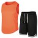 Foreign Trade Summer Men's Basketball Outfit, Tank Top Short-sleeved Shorts 2-piece Set For Running And Fitness, Solid_desvips.com