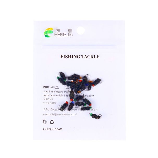 Newup 10PCS/bag Flies Fishing Bait Lure 16# 20# Crank Hook Goods Bee Fly Trout For Fish Fishing Takcle Insect Hook Bait_desvips.com