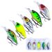 4.2g/5cm 5pcs/lot Fishing Lures Kit Plastic Crank Bait 4.2g/5cm Wobblers Crankbait Tackle Bass Bait Spinners For Fishing_desvips.com