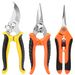 EWPJDK 3 Pack Stainless Steel Garden Pruning Shears Scissors Clippers_desvips.com