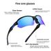 European And American Fishing Outdoor Sports Glasses Lightweight Cycling One-piece Polarized Colorful Sunglasses_desvips.com