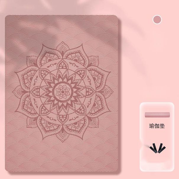 Yuege TPE Yoga Extra Wide And Large, Non-Slip, Soundproof, Shock-Absorbing, Double-Person Exercise Mat, Women's Fitness_desvips.com