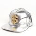 Crocodile Pattern Gold Dollar Sign Korean Style Trendy Brand Hip-Hop Street Dance Flat Brim Sun Hat Baseball Cap_desvips.com