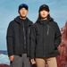 New GB32614 Three-in-One Jacket Men Waterproof Breathable Outdoor Coat Women Autumn Winter Mountaineering Group Uniform_desvips.com