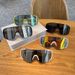 Outdoor Cycling Windproof Slimming Sunglasses Ski Goggles Protective Black Large Frame Hiking Glasses_desvips.com