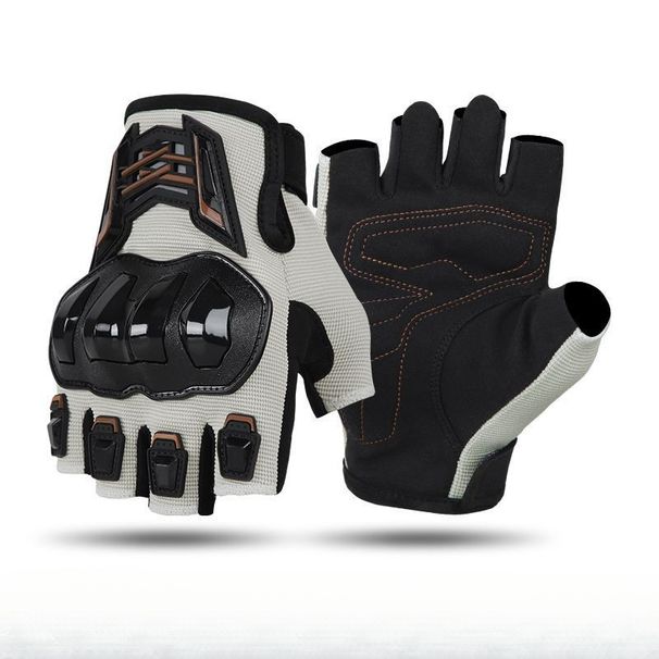 Motorcycle Half-finger Gloves For Men Women, Summer Breathable, Anti-slip, Anti-fall, Outdoor Motorcycle And Electric_desvips.com