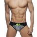 Men's Low-Rise Bikini Swim Briefs - Fashion Checkered Print With Drawstring Waist Youth Trendy Swimwear For Beach & Pool_desvips.com