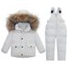 Premium Kids Snowsuit Set With Down Jacket – Warm Winter Outfit For Boys & Girls (1-6 Years), Water-Resistant & Lightweight For Skiing & Outdoor Play_desvips.com