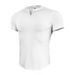 Muscle Fitness Dog Solid Color Cotton Short Sleeve Men's Round Neck Running Casual Basketball Loose Slim Fit T-Shirt_desvips.com