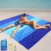 WIWIGO Blanket Waterproof And Sandproof 79" X 83"/10'x9' Suitable 2-8 Adults, Quick-Dry Outdoor Picnic Mat Beach_desvips.com