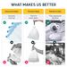 Lunderg Disposable Toilet Liners With Lemon Scented Absorbent Pads, 20 Count_desvips.com