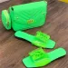 Candy Fluorescent Color Flat Lace Up Pvc Flip Quality Ps 2023 Summer 41-43 Plus Size Beach New Slippers Women Sandalias_desvips.com
