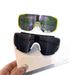 Outdoor Sports Cycling Mountaineering Skiing Windproof Goggles Sunglasses Black Mercury Oversized Frame Slimming_desvips.com