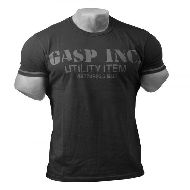 GASP Summer New Fitness And Bodybuilding 3D Cut Retro Trendy Sports Running Basketball Training Short Sleeve T-Shirt_desvips.com