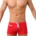 Men's Low-Rise Swim Shorts - Solid Color Contrast Panels With Adjustable Drawstring & Secure Zip (Quick-Dry UPF 50+ & Anti-Slip)_desvips.com