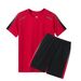 Men's Clothing Summer New Loose Breathable Running Leisure Fitness Short Sleeved Two Piece Football Suit_desvips.com