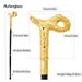 Golden OK Luxury Flower Cane Fashion Decorative Walking Stick Elegant Cosplay Cane Crosier 93cm Performance Stage Cane_desvips.com