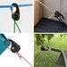6PCS Black Nylon Stretch Rope Tightener Hooks With Self-Locking Mechanism For Adjustable Tensioning, Suitable For Outdoor Canopy, Rope, Fishing, And B_desvips.com