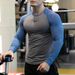 Men's Clothing drying fitness long sleeved men's slim quick drying sports T shirt moisture breathable training uniform_desvips.com