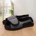 Hook And Loop Fastener Shoes Adjustable Slip-On Edema Footwear Breathable Wide Open Toe Sandals For Swollen Feet_desvips.com