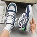 2023 Autumn New Couple Dad Low Top Platform Booster Casual Shoes Niche Sneaker Men's One-piece Replacement_desvips.com