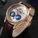 SEAKOSS Luxury Double Earth Rotating Men's Mechanical Watch Automatic Movement Waterproof Clock Pilots Men 1963 Flywheel_desvips.com