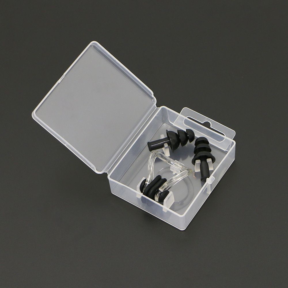 Boxed Swimming Nose Clip Earplugs Water Ingress, Suitable Bathing, Unisex For Adults And Children, Diving Equipment To_desvips.com