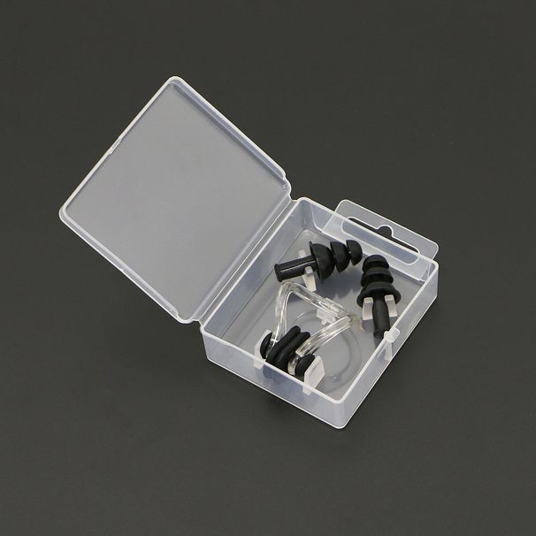 Boxed Swimming Nose Clip Earplugs Water Ingress, Suitable Bathing, Unisex For Adults And Children, Diving Equipment To_desvips.com