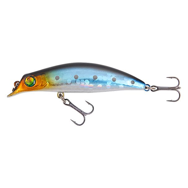Lure Bait Simulation Hard Bait Ten Color Colorful Wave Climbing Bait 8.1cm7g Ring Bead Three Hooks Up White Stripe Bait_desvips.com