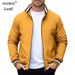 Sweatwear Men's Solid Color Blazer Pockets Sports Standard Collar Coats Lightweight Waterproof Outdoor Tops Men Jacket_desvips.com