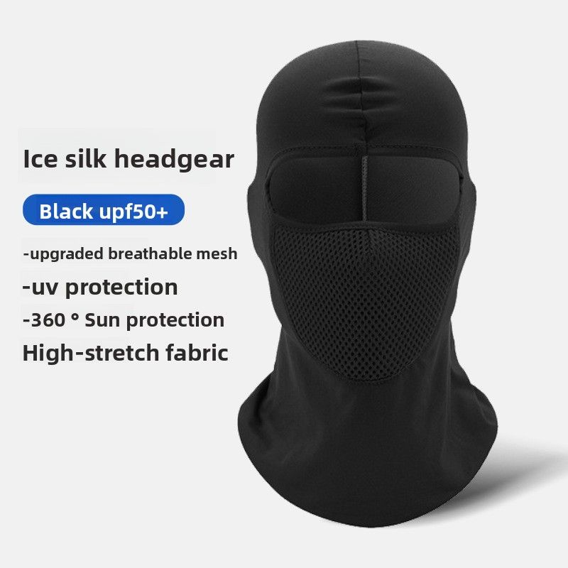 Lycra Hat Windproof Outdoor Motorcycle Riding Protection Head Cover Face Shield_desvips.com
