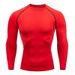Men's Stretch Fitness Long Sleeve Shirt - Moisture Wicking Workout T-Shirt For Gym, Running & Outdoor Sports_desvips.com