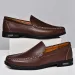 Usmarke Genuine Leather Slip On Slipper New Leisure For Men Designer Moccasins Hot Sale Drive Shoes_desvips.com