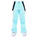 for Men And Women Winter Outdoor Windproof Water-Resistant Warm Thickened Snowboard Snow Ski Bib Pants_desvips.com