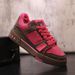 Pink Brown Full Rhinestone Poker Design Unisex Casual Sports Sneakers Summer Trendy Thick Sole Couple Shoes_desvips.com