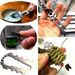 1pc Outdoor Stainless Steel Skull Head EDC Keychain Pendant Bottle Opener, Portable Multi-functional Tool_desvips.com