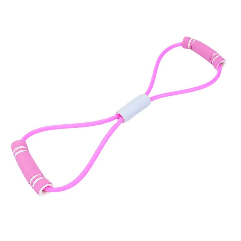 Factory Direct Sale Eight-Character Resistance Band Pull Chest Expansion Back Opening Shoulder Beauty Elastic Rope Home_desvips.com