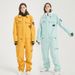 Unisex One-Piece Ski Suit – Windproof & Waterproof Snowboarding Jumpsuit For Couples & Solo Riders | Thermal Winter Sports Gear For Men & Women_desvips.com