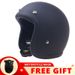 Electric car helmet Retro helmet Glass steel motorcycle helmet 3/4 helmet_desvips.com