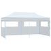 Foldable Party Tent - White, UV And Water Resistant, Removable Side Panels, Sturdy Steel Frame, Easy Assembly, Perfect For Outdoor Events_desvips.com