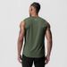 Summer New Men's Fitness Vest, Quick-Dry Sleeveless T-Shirt, American-Style Loose Fit, Large Size, Wide Shoulder Letter_desvips.com